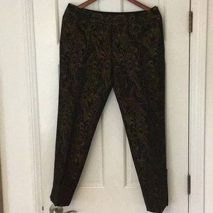 Pants, Banana Republic, dress pants front zipper, slit back pockets, size 8
